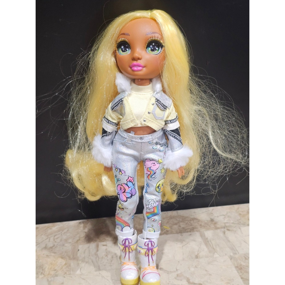 Rainbow‎ High Doll Sunny Star Angle Fashion Doll Yellow Hair Sparkle Outfit